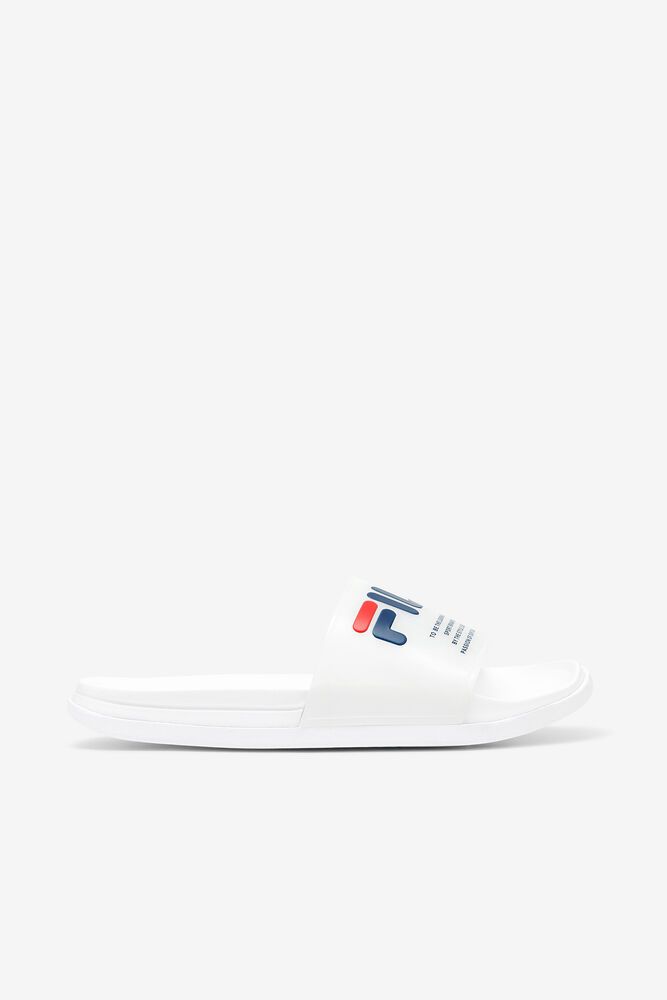 Fila Drifter Luxe Clear Sandals White - Womens - 40718VKFH